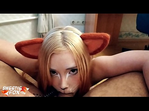 ❤️ 狐狸精吞下鸡巴并在嘴里射精 Sex video﹏﹏